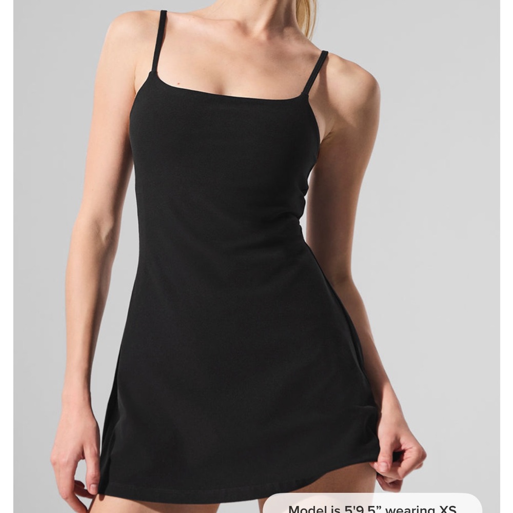 Alo Black Sports tennis dress size Xs